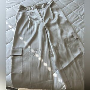 Babaton Outgoing Satin Cargo Pant